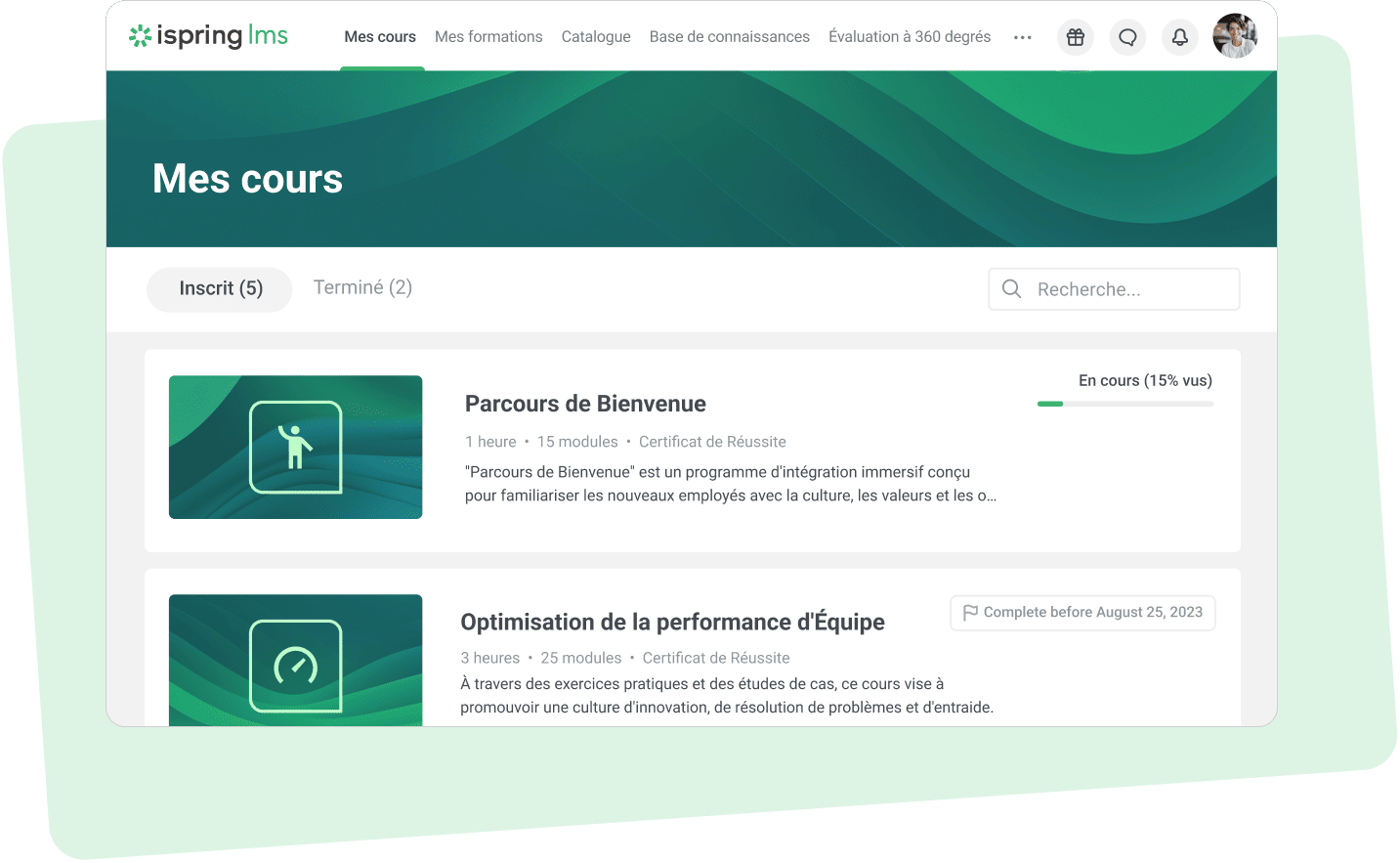 LMS en cloud pour la formation en entreprise | iSpring LMS